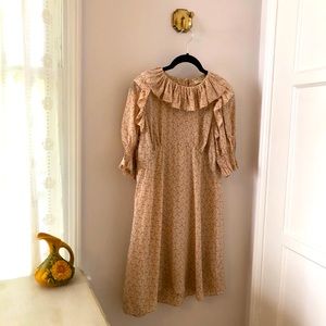 Doen Baudoin Dress in Peach Martha’s Garden S